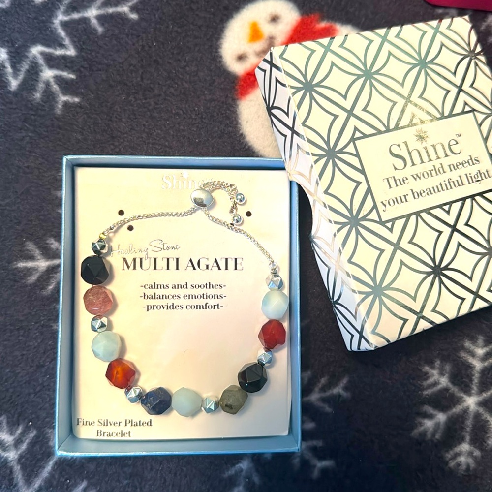 BNIB - Multi Agate Bracelet
